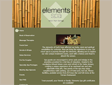 Tablet Screenshot of elementsspahiltonps.com